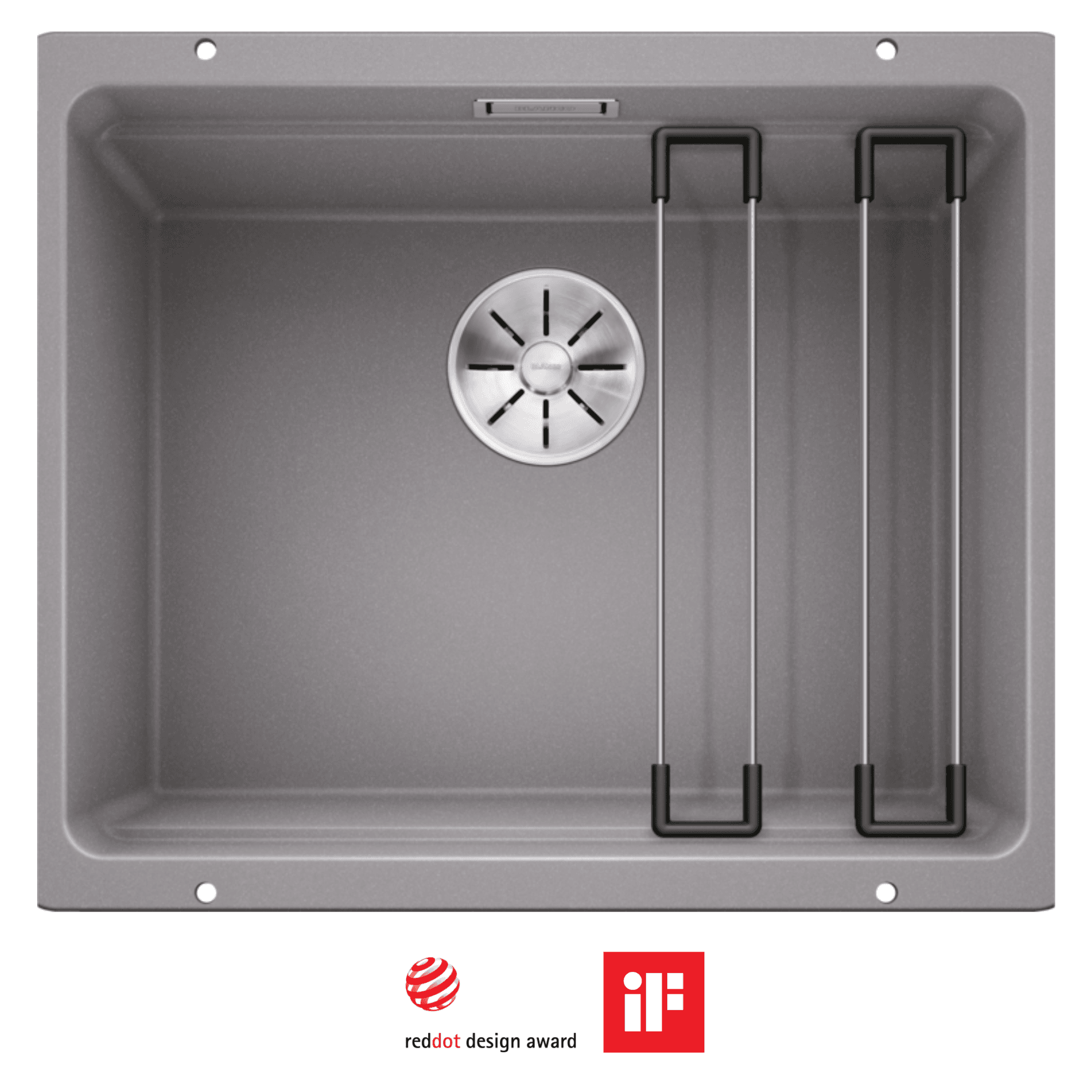 BLANCO 522229 ETAGON 500-U 台下式花崗岩鋅盤 (Alu Metallic色)