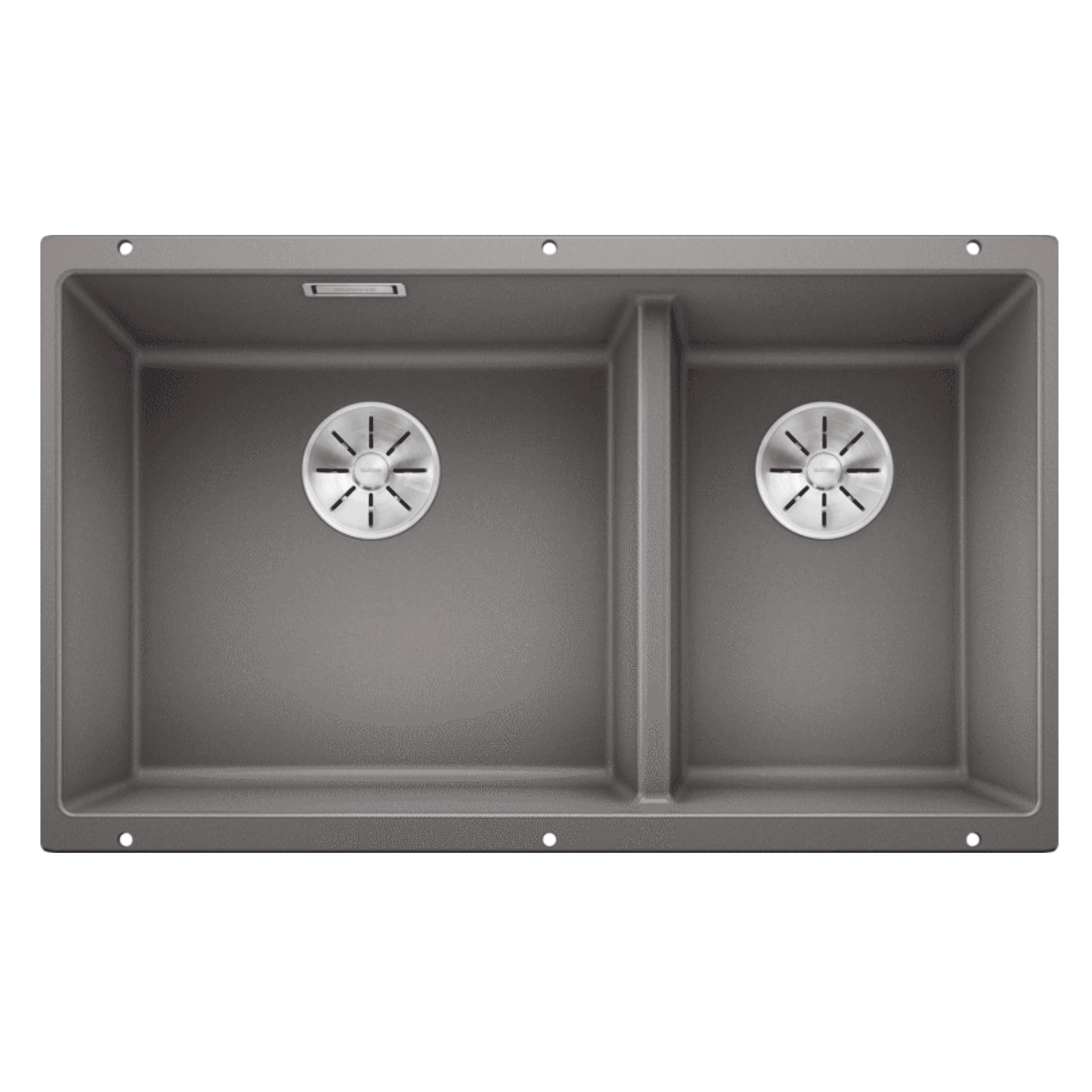 BLANCO 523153 SUBLINE 430/270-U 台下式花崗岩鋅盤 (Alu Metallic色)