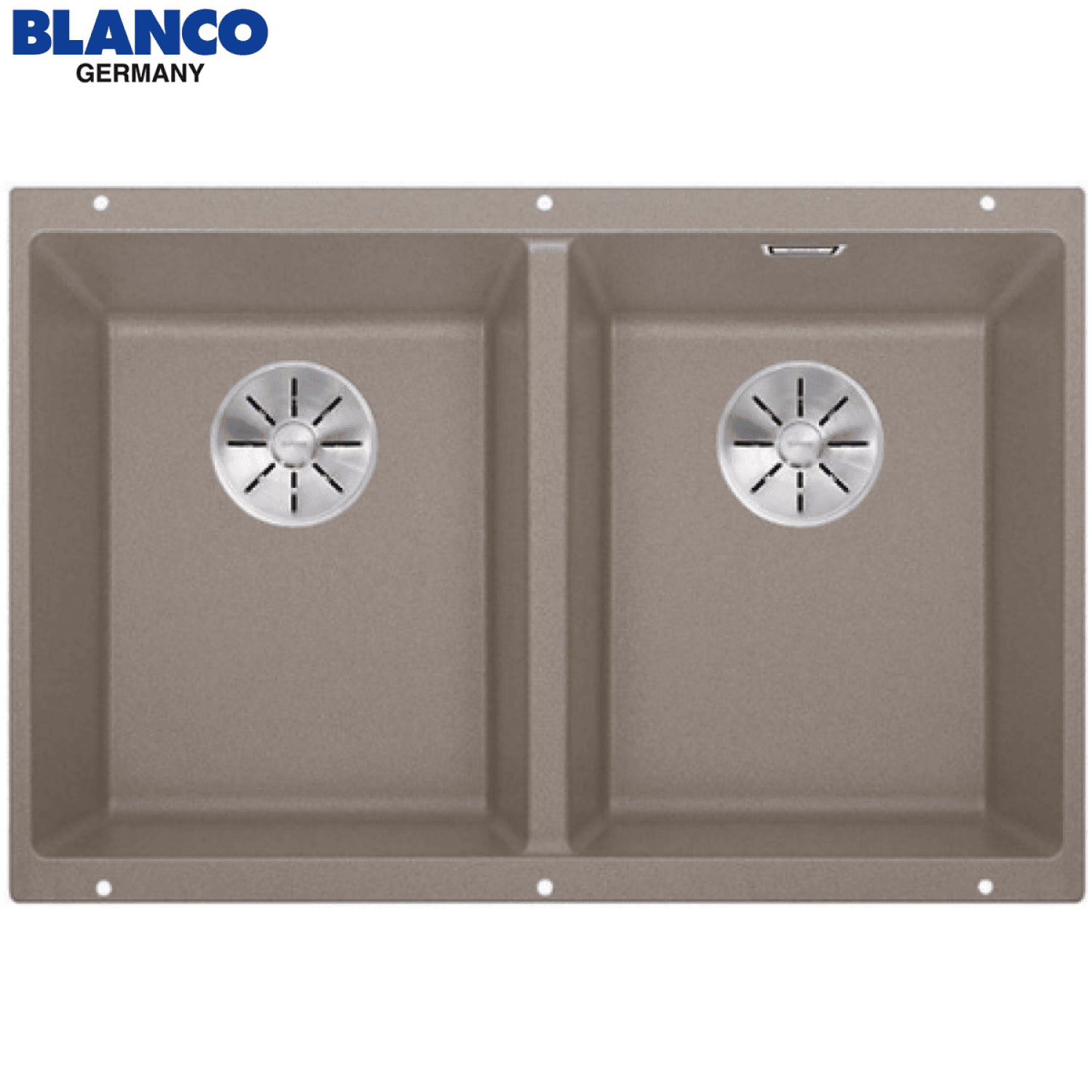 Blanco 523581 SUBLINE350/350-U 80厘米 雙盆昇盤