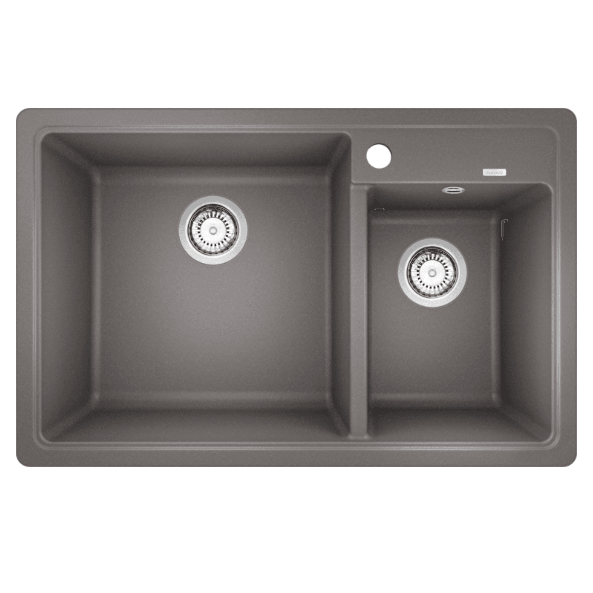 BLANCO 526225 Legra 8 台上式花崗岩鋅盤 (Alu Metallic色)