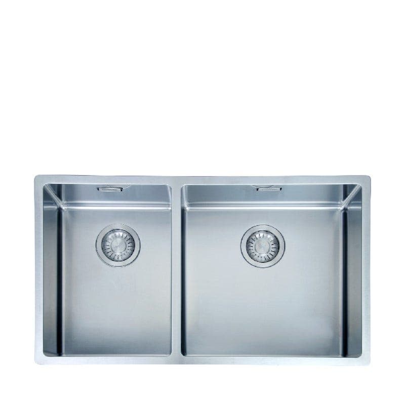 FRANKE BXX 220-74 SBL Box 不銹鋼 檯面/檯底 雙星盆 780x450x200mm 銀色