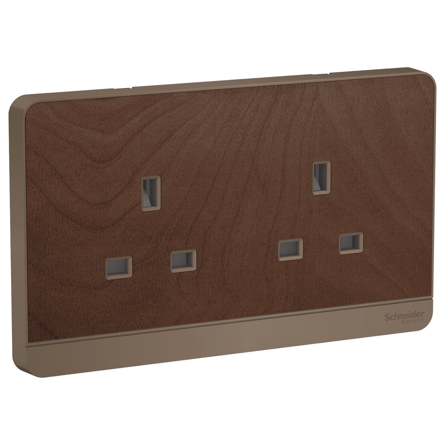 Schneider 施耐德 E83T426_WD_C5 13A 兩位連保護門插座