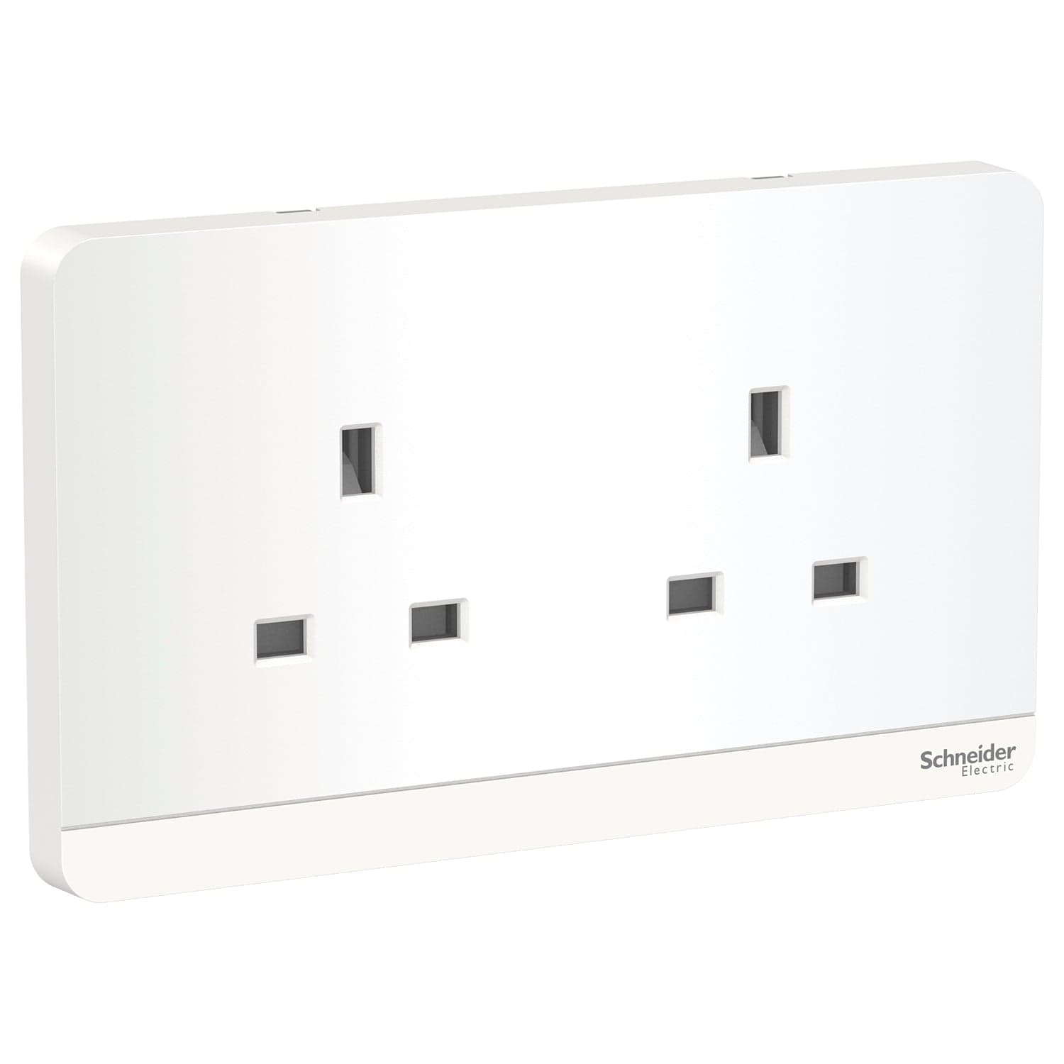 Schneider 施耐德 E83T426_WE_C5 13A 兩位連保護門插座