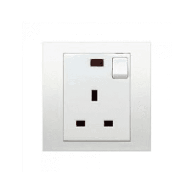 Schneider 施耐德 – 13A單位連保護門有燈有掣插座 KB15N WE